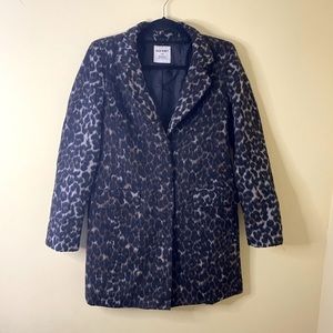 Old Navy Leopard Print Pea Coat